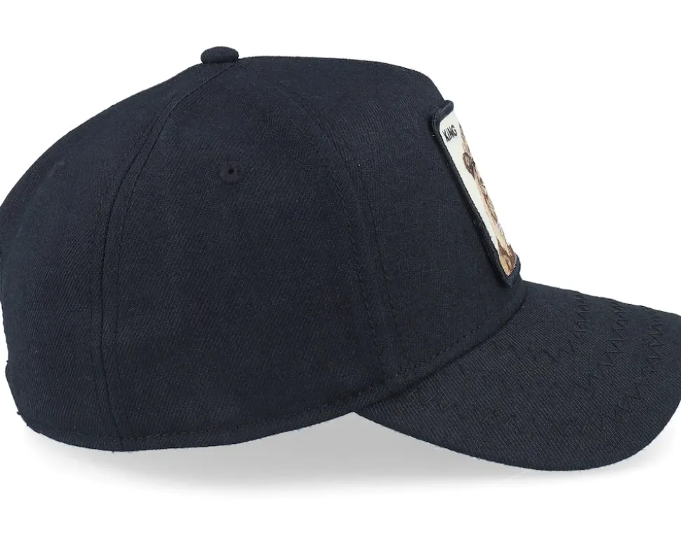 King Field 100 All Season Wool Black A-Frame Adjustable - Goorin Bros.