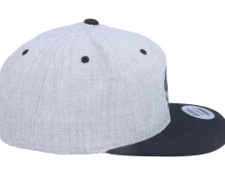 King Of Heather Grey/Black Snapback - Iconic