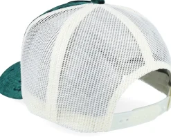 King Of Lion Big Patch Velvet Green/Ivory Trucker - Calza Pennello