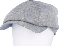 Kingston Grey/Blue Flat Cap - Göttmann