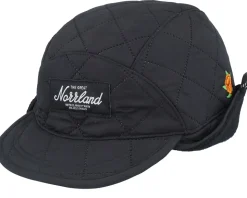 Kiruna Quilted Cap Black Earflap - SQRTN