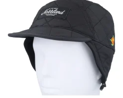 Kiruna Quilted Cap Black Earflap - SQRTN