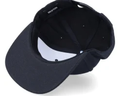 Kit Medium Profile Black Snapback - Brixton