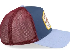La Bonne Vie #2 Navy/Blue/Wine A-Frame Trucker - Djinns