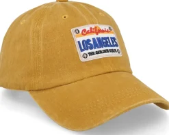 LA License Plate Mustard Dad Cap - Iconic