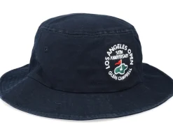 La Open Twill 19Th Hole Golf Black Bucket - American Needle