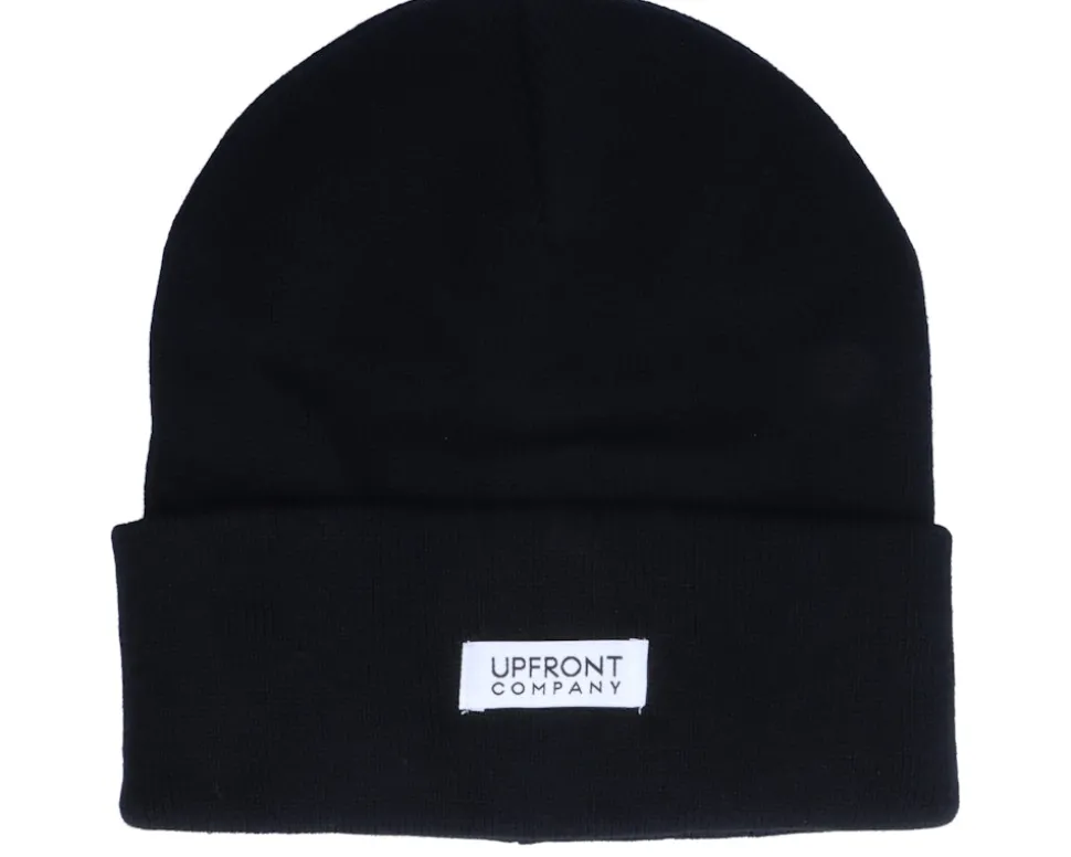 Lab Beanie Black Cuff - Upfront