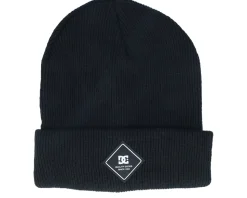 Label Beanie Black Cuff - DC
