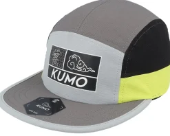 Label Style Box Logo Cloudfit Grey/Black/Yellow 5-Panel - Kumo