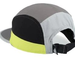 Label Style Box Logo Cloudfit Grey/Black/Yellow 5-Panel - Kumo