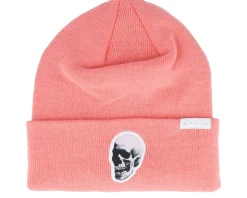 Label Womens Beanie Shell Pink Cuff - DC