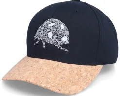 Ladybug Mandala Black/Cork Adjustable - Iconic
