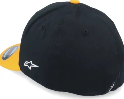 Lanes Hat Black/Yellow Flexfit - Alpinestars