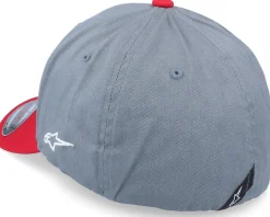 Lanes Hat Charcoal/Red Flexfit - Alpinestars