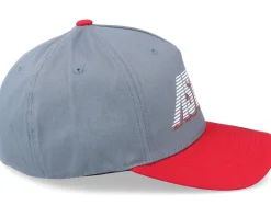 Lanes Hat Charcoal/Red Flexfit - Alpinestars
