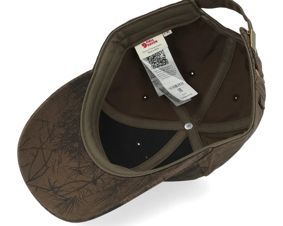 Lappland Camo Cap Dark Olive Adjustable - Fjällräven