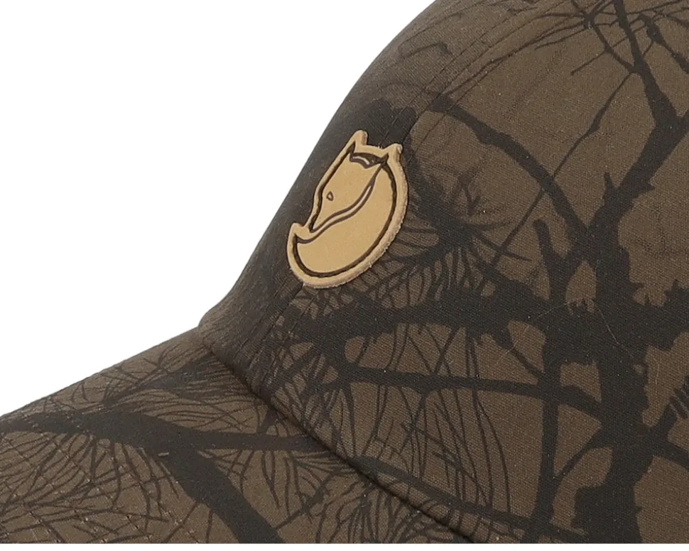 Lappland Camo Cap Dark Olive Adjustable - Fjällräven
