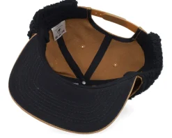 Lappland Canvas Flatbrim Caramel/Black Earflap - Wild Spirit