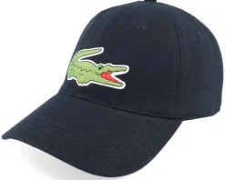 Large Logo Black Dad Cap - Lacoste
