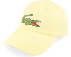 Large Logo Jaune Yellow Dad Cap - Lacoste