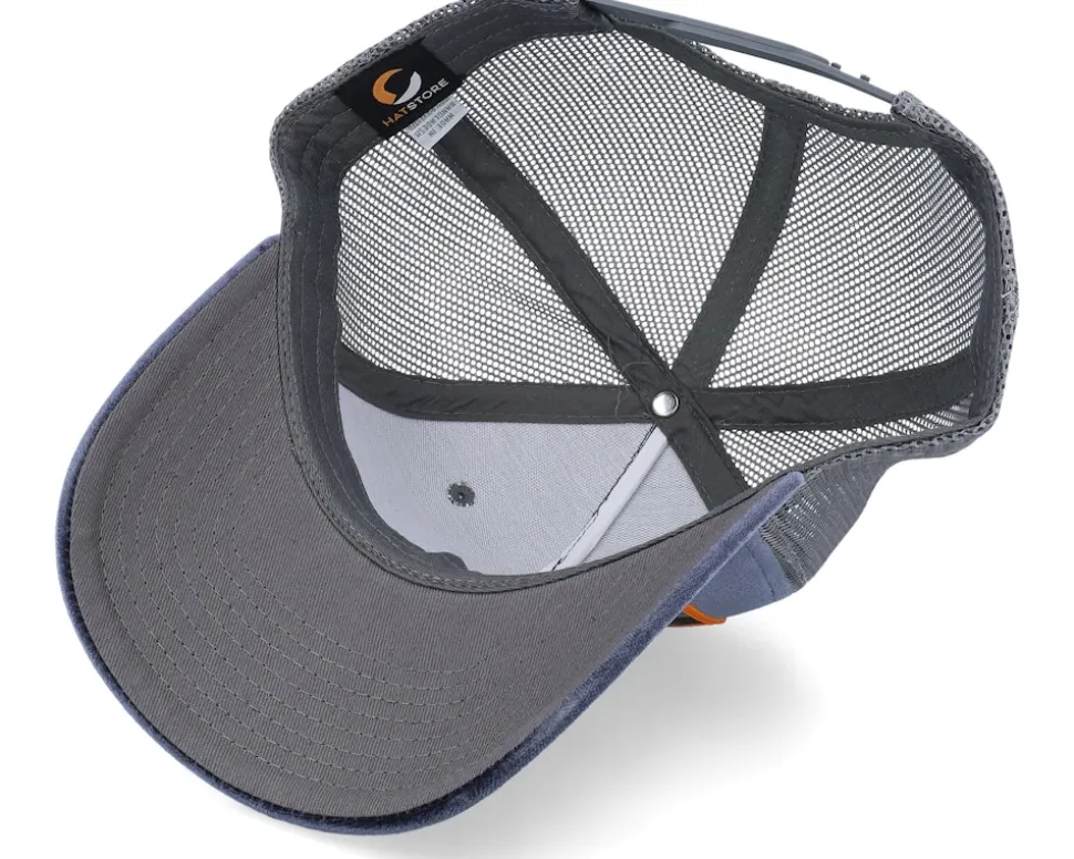 Las Vegas Sign Velvet Grey/Grey A-frame Trucker - Calza Pennello