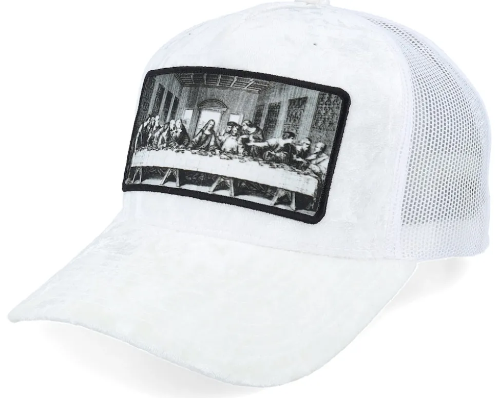 Last Supper Black Velvet Trucker - Public Domain