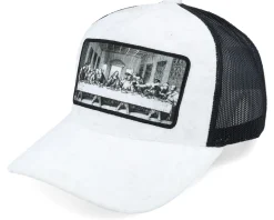 Last Supper Navy/Navy Velvet Trucker - Public Domain