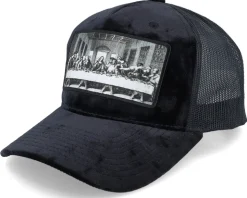Last Supper White Velvet Trucker - Public Domain