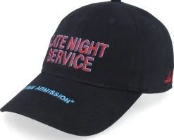 Late Night Service Black Dad Cap - Les Deux