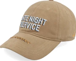 Late Night Service Dad Cap Desert Taupe Dad Cap - Les Deux