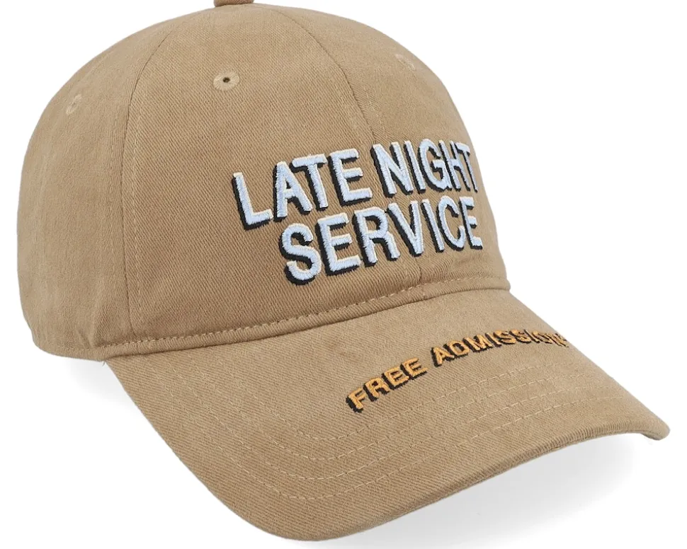 Late Night Service Dad Cap Desert Taupe Dad Cap - Les Deux