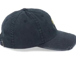 Laughing XD Smiley Ripped Black Dad Cap - Abducted