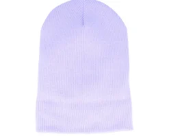 Lavender Long Blank Beanie - Beechfield