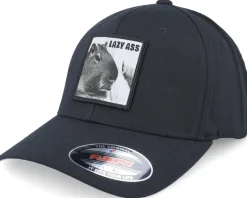 Lazy Capybara Black Flexfit - Iconic