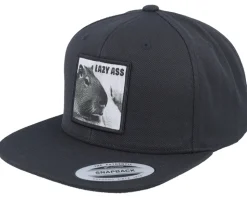 Lazy Capybara Black Snapback - Iconic