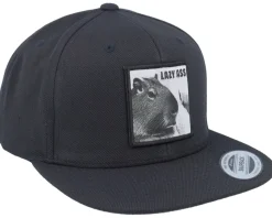 Lazy Capybara Black Snapback - Iconic