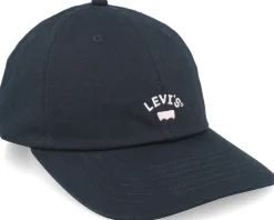 Lazy Girl Logo Cap Regular Black Dad Cap - Levi's