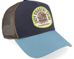 Lazy Tribe Navy/Slate A-Frame Trucker - Coastal