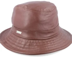 Leather Nut Brown Bucket - Seeberger