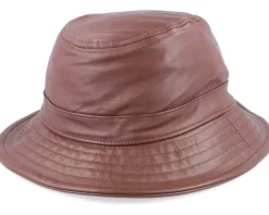 Leather Nut Brown Bucket - Seeberger