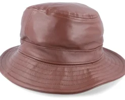 Leather Nut Brown Bucket - Seeberger