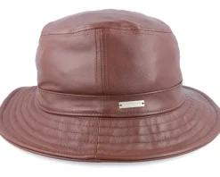 Leather Nut Brown Bucket - Seeberger