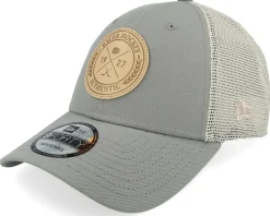 Leather Patch 9FORTY Light Grey Trucker - Bauer