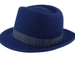 Leila Wool Soft Ink Fedora - Mayser