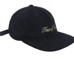 Leisure Low Unstructured Black Strapback - Vans