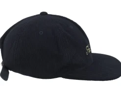 Leisure Low Unstructured Black Strapback - Vans