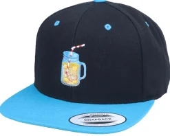 Lemonade Drink Black/Teal Snapback - Abducted