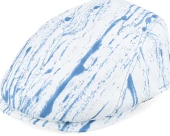 Lennart Denim Raw White Flat Cap - Mayser