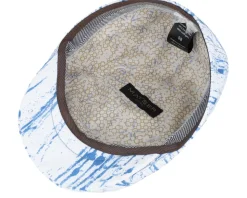 Lennart Denim Raw White Flat Cap - Mayser