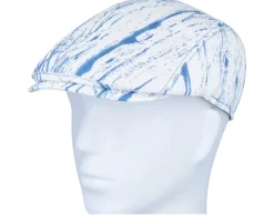 Lennart Denim Raw White Flat Cap - Mayser